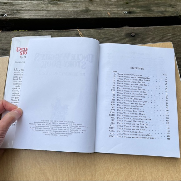 Uncle Wiggily’s Story Book Vintage 1987 Hardcover Book By Howard R. Garis - Picture 8 of 15